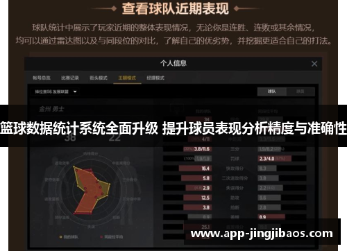 篮球数据统计系统全面升级 提升球员表现分析精度与准确性