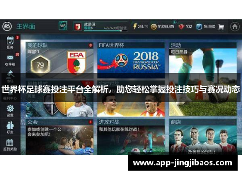 世界杯足球赛投注平台全解析，助您轻松掌握投注技巧与赛况动态